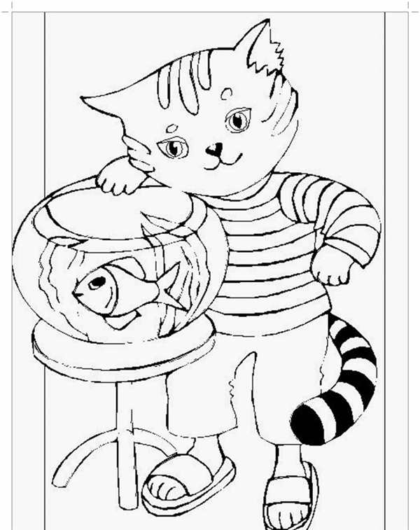 Раскраски котиков