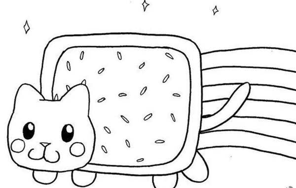 Candy Cat Poppy Playtime раскраска