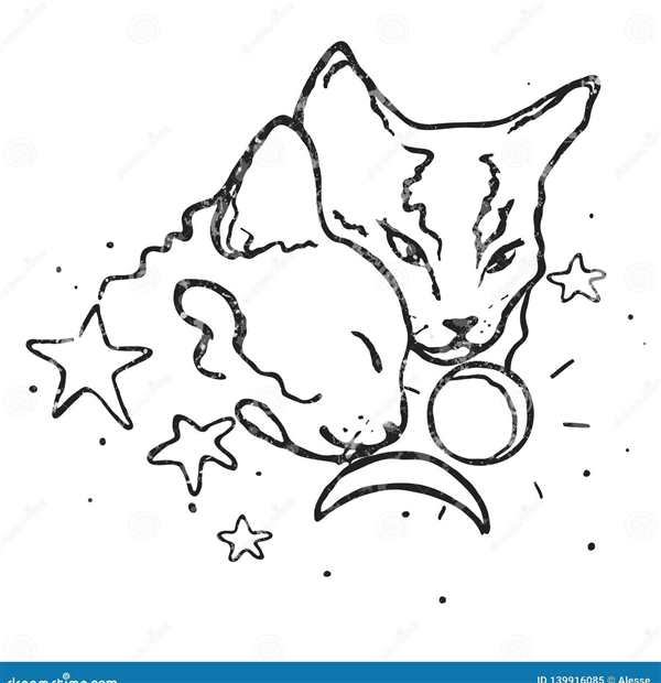 Кошка Луна из сейлормун раскраска