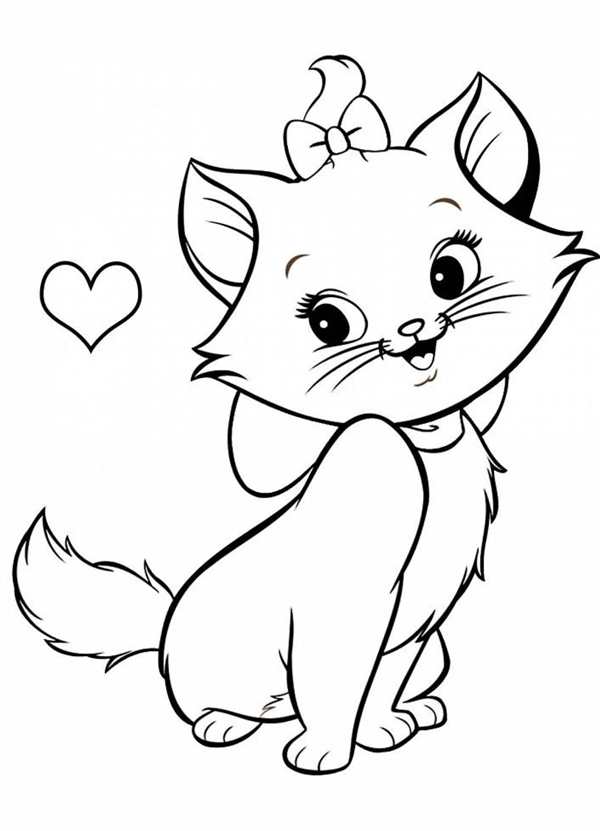 Кошечка рисунок
