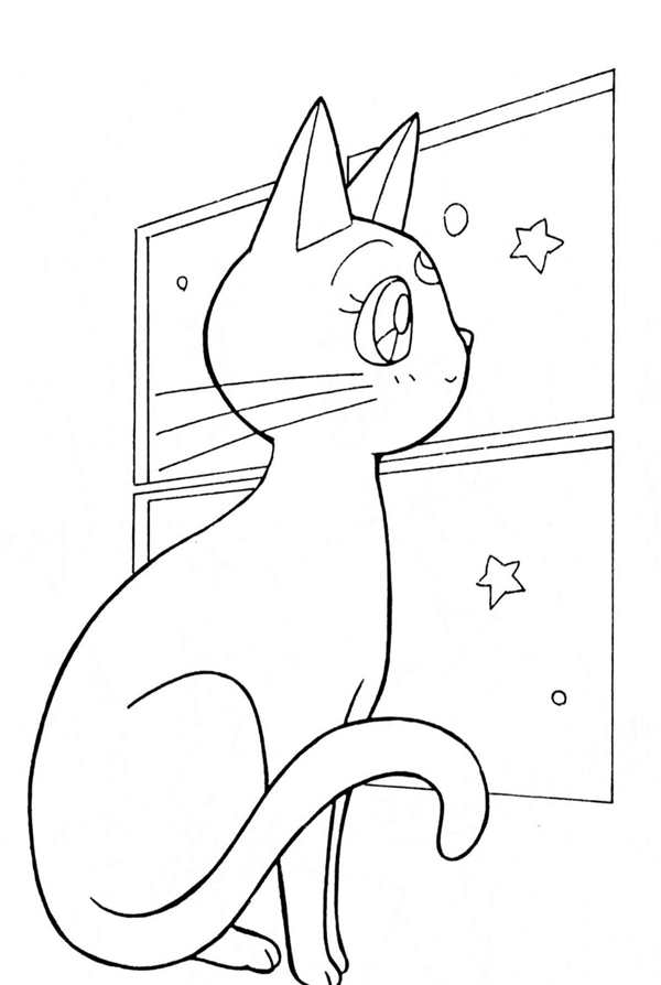Sailor Moon раскраска