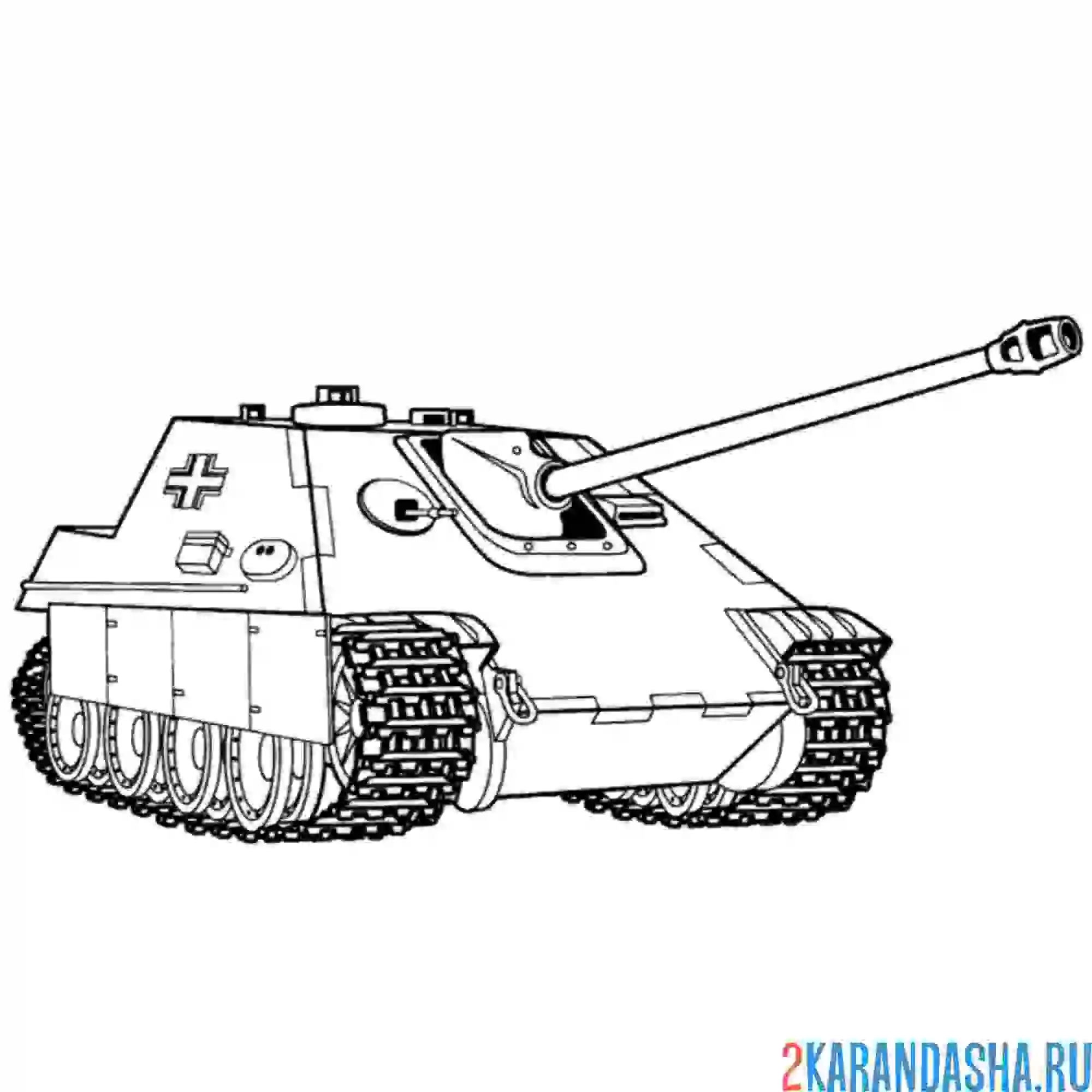 Раскраска танки