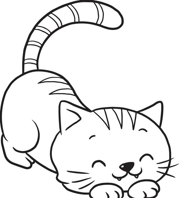 Раскраска кот