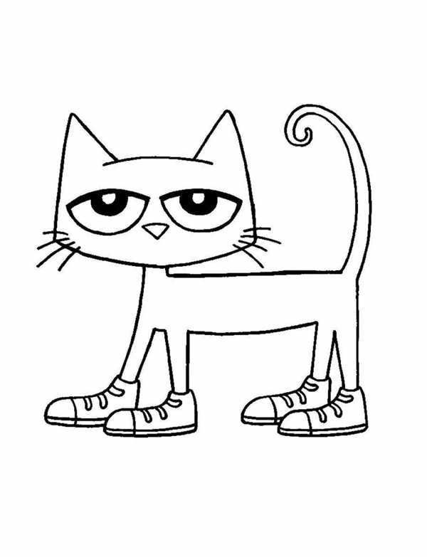 Раскраска Кот и его реакция на шум