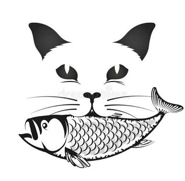 Раскраска. Котики