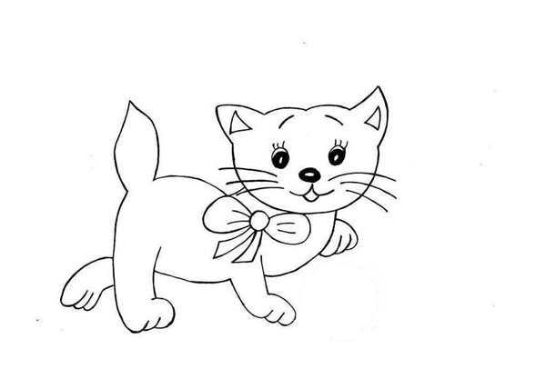 Ребенок мальчик с котенком
