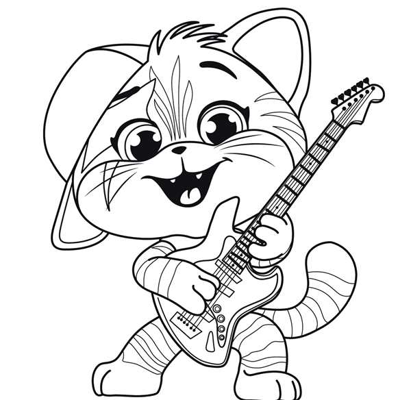 Кот из мультфильма