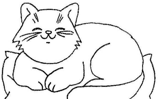 Раскраска. Котики
