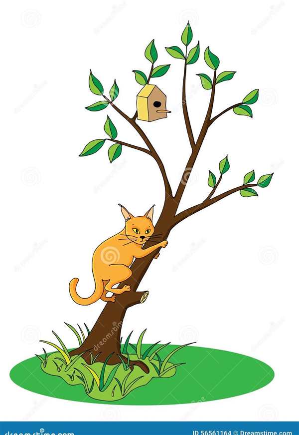 Раскраска кошка на природе