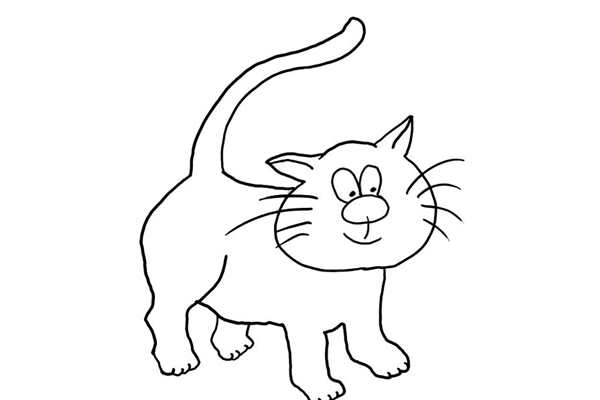 Раскраска кот