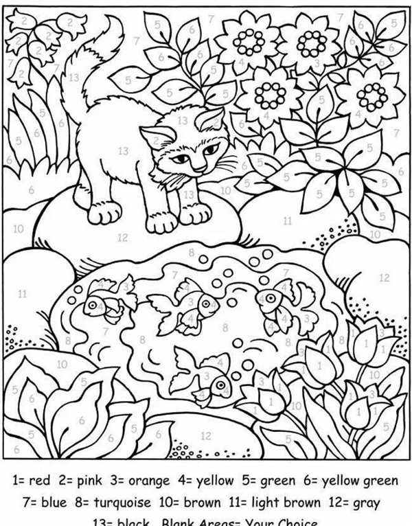 Котенок. Раскраска