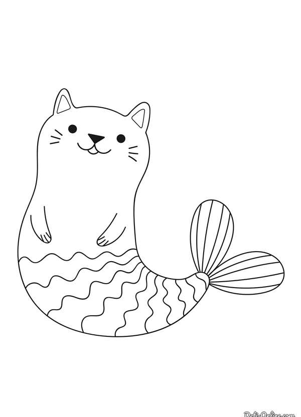 Pusheen Русалочка