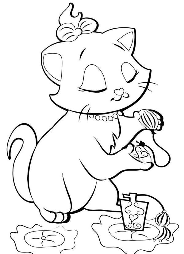 Котенок Шмяк раскраска