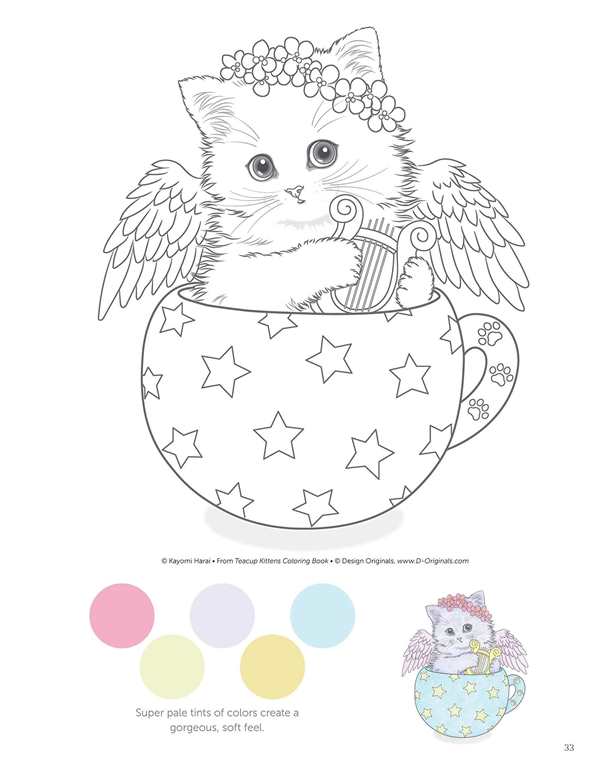 Раскраска кошечка