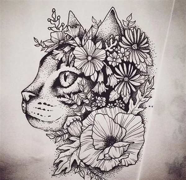 Раскраска кот