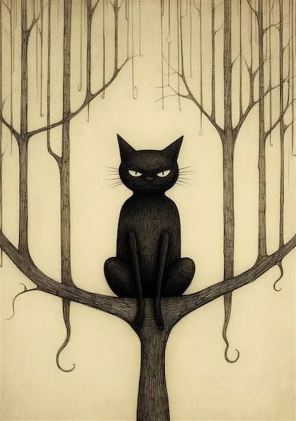 Кошки. Раскраска