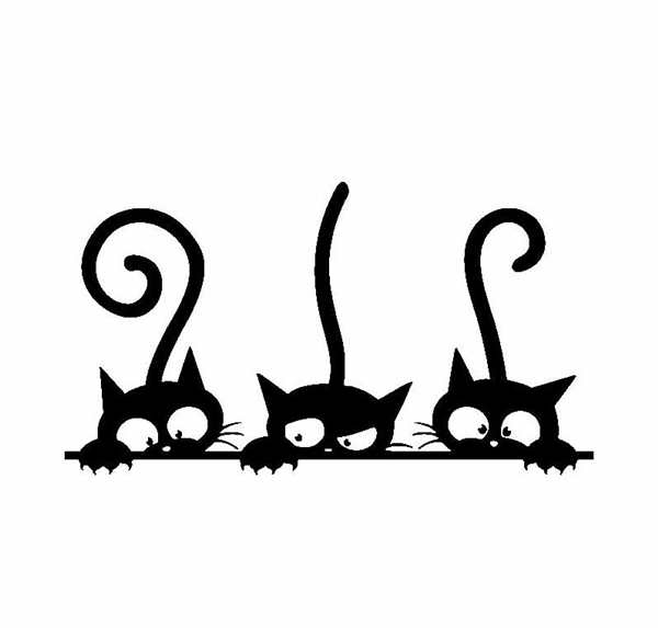 Кошки. Раскраска