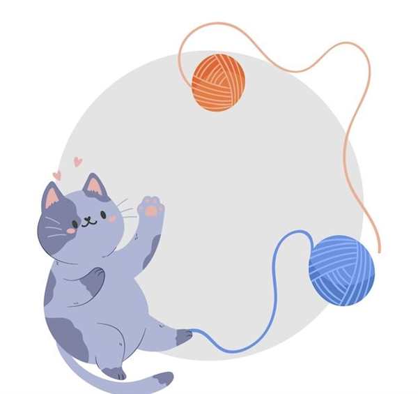 Котенок с клубочком картинки