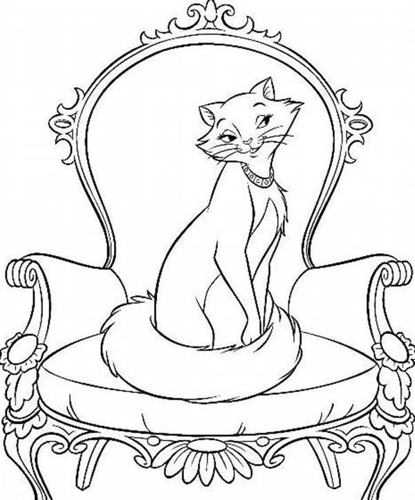 Раскраска. Котики