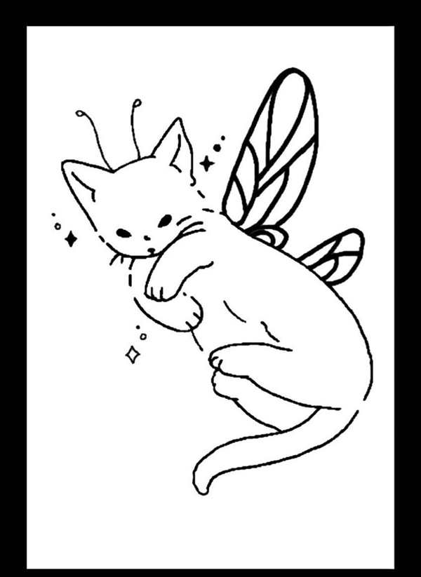 Распечатать котика