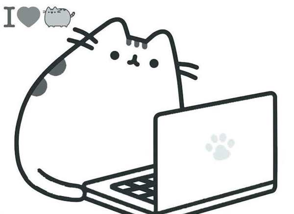 Котенок. Раскраска