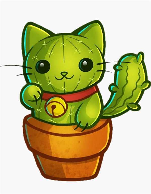 Кот на горшке
