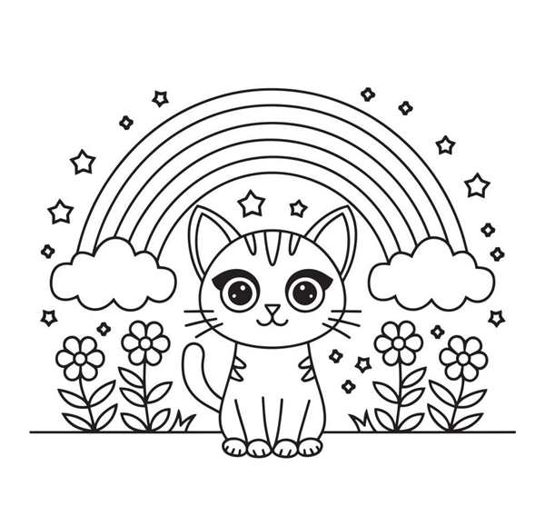 Кактус раскраска для детей
