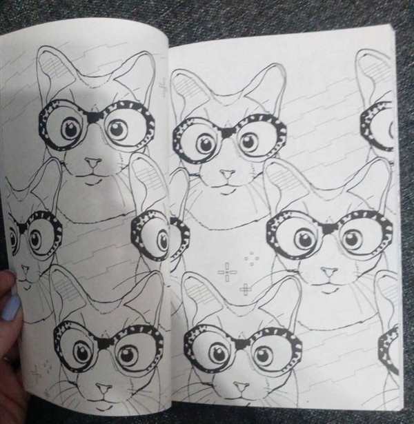 Раскраска. Котики