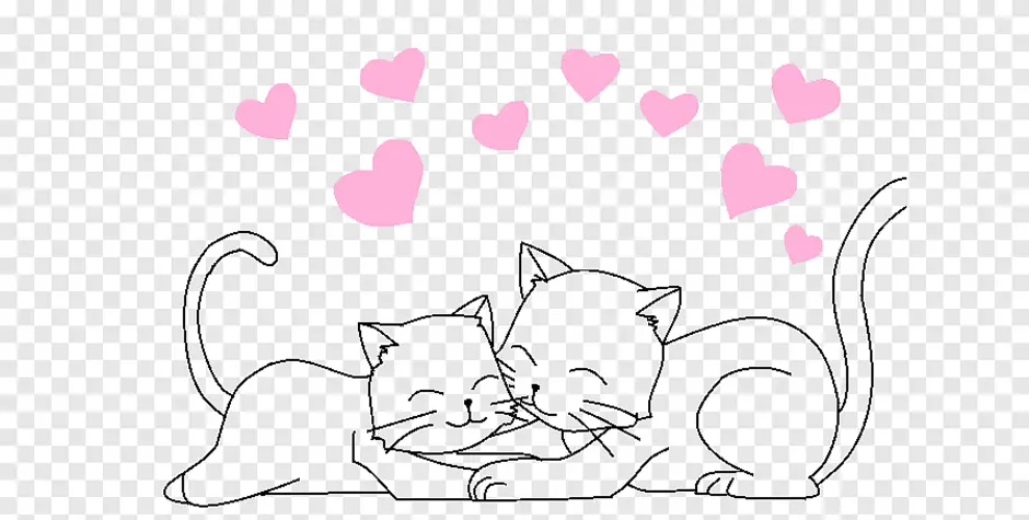 Кошка рисунок
