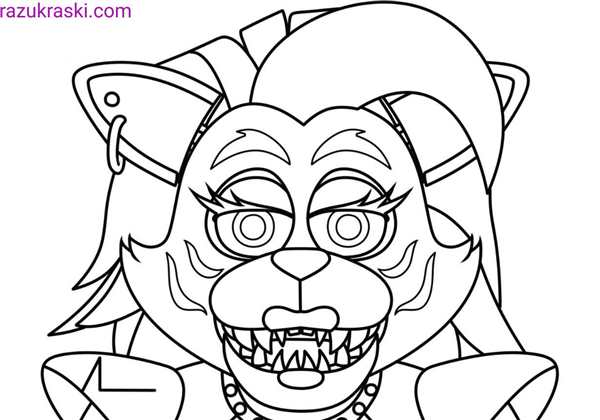 FNAF раскраска
