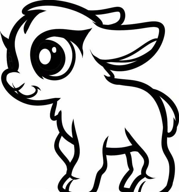 Раскраска Козлята веселые приключения наLeague