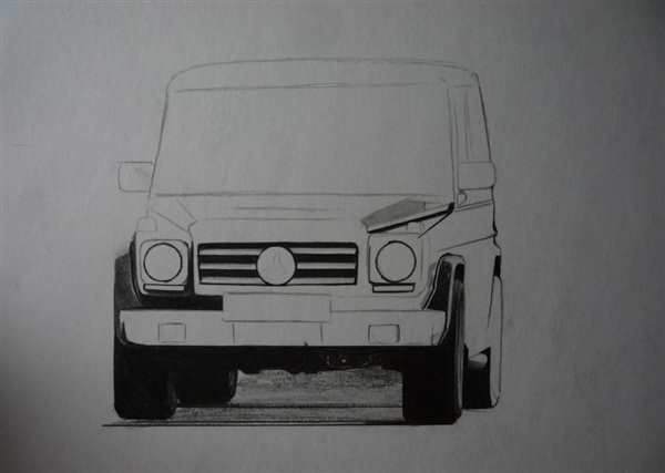 Раскраска Мерседес Гелендваген g63 AMG