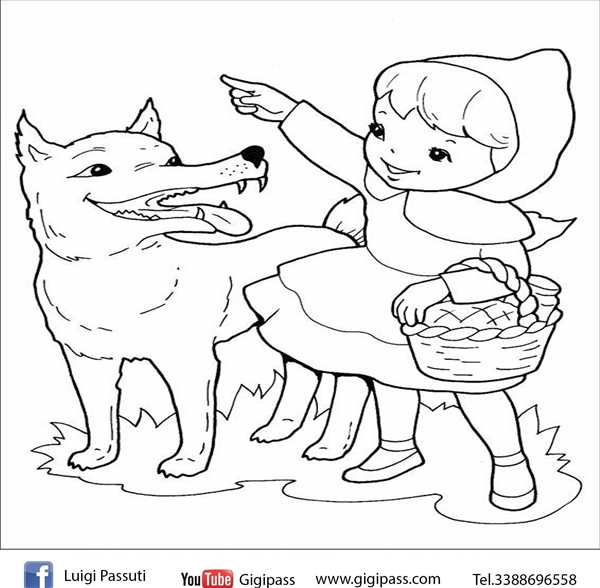 Серый волк раскраска