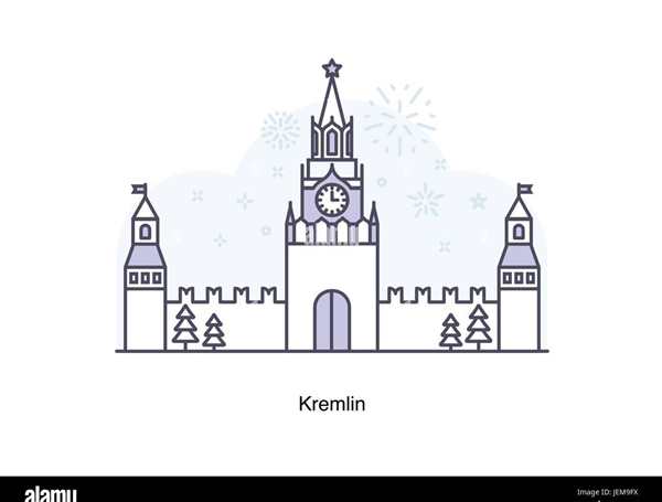 Собор Василия Блаженного контур