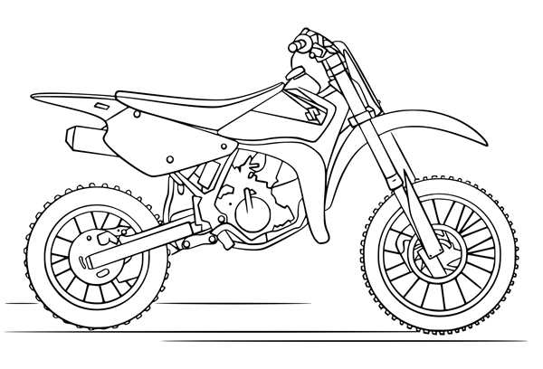 Раскраска мотоцикл Honda cbr1000rr