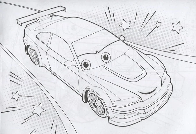 Раскраска hot Wheels