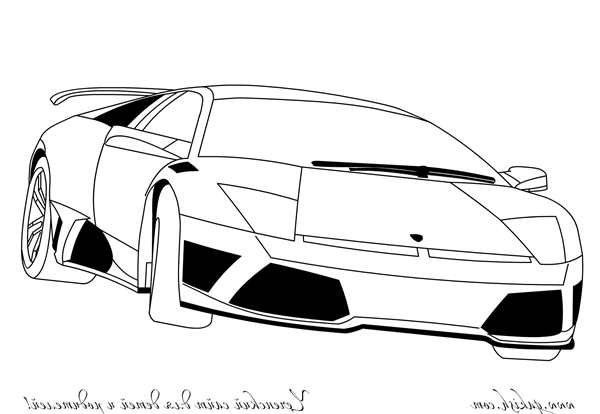 Раскраска Lamborghini Huracan