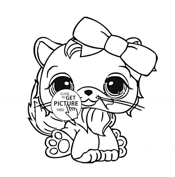 Раскраска Littlest Pet shop