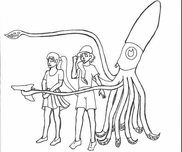 Рисунок куклы для раскрашивания