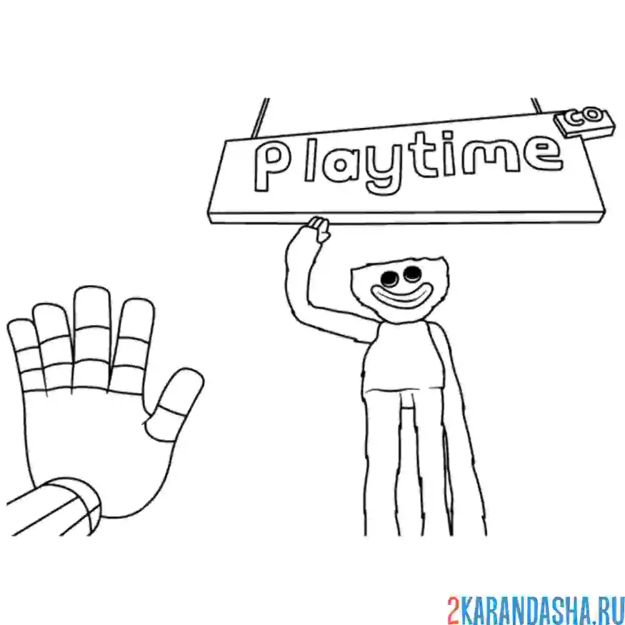 Poppy Playtime кукла Поппи