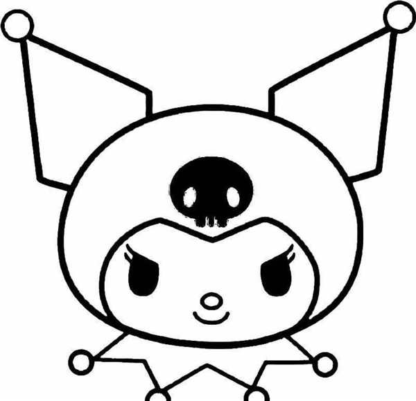 Kuromi раскраска