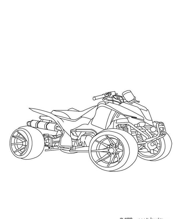 Квадроцикл разукрашка CF Moto