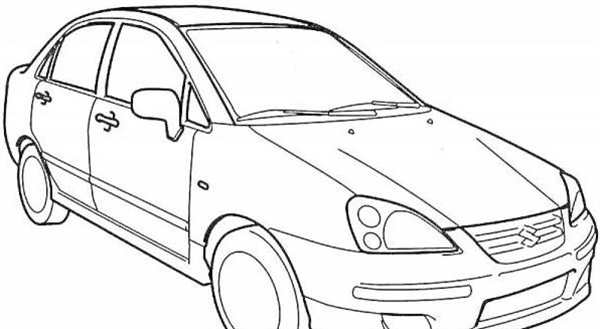 Lada Kalina Sport чертеж