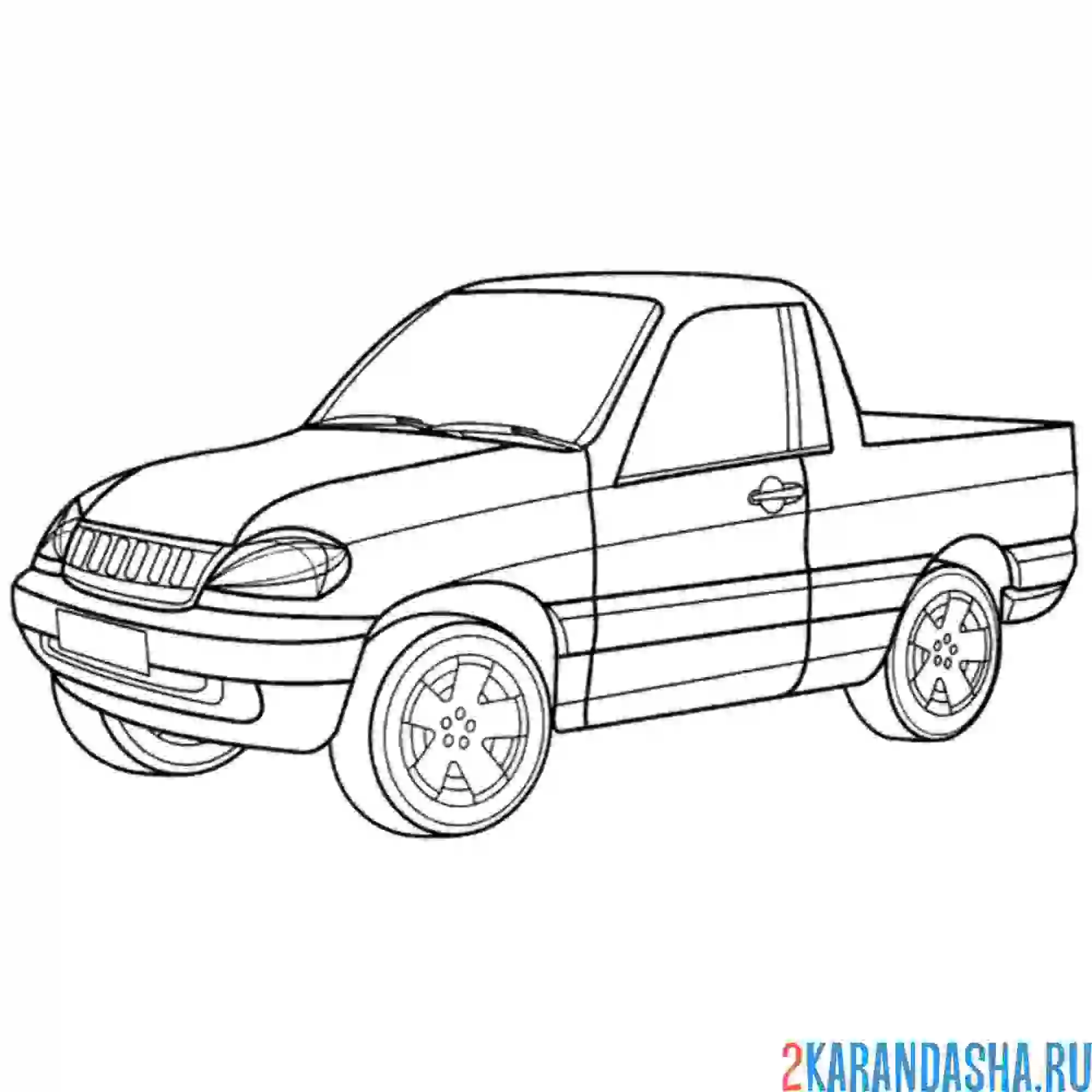 Раскраска Лада 4