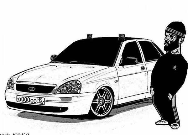 Lada Priora Blueprint