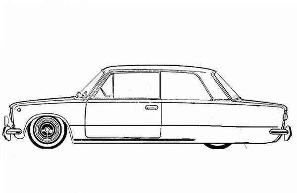 Lada 2110 Blueprint