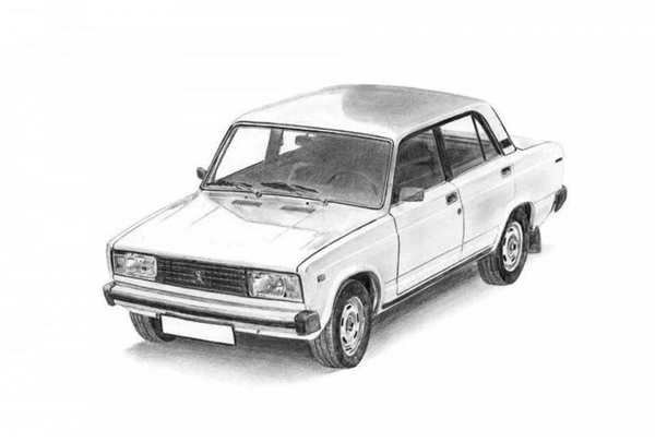 ВАЗ 2106 рисунок