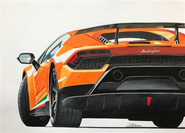 Lamborghini Huracan чертёж