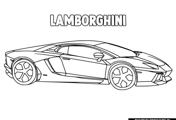 Раскраска Lamborghini Centenario