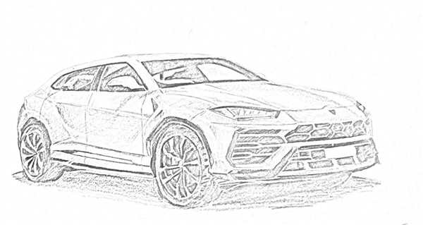 Раскраски машины Lamborghini Urus